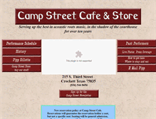 Tablet Screenshot of campstreetcafe.com
